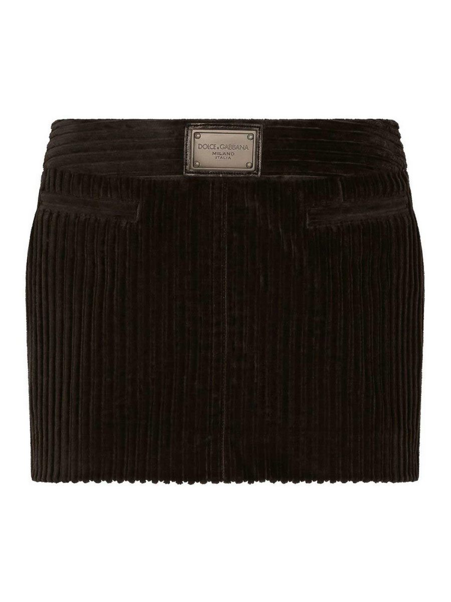 Dolce & Gabbana Jupe Midi - Noir