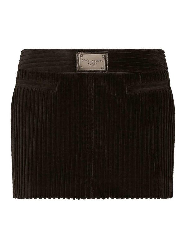 Dolce & Gabbana Jupe Midi - Noir