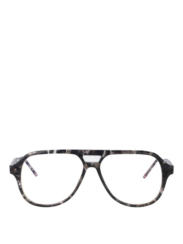 Thom Browne Lunettes De Soleil - Gris