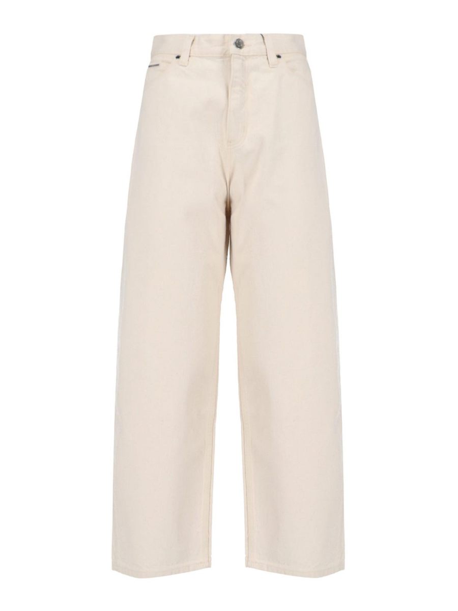 Calvin Klein Jean Droit - Blanc