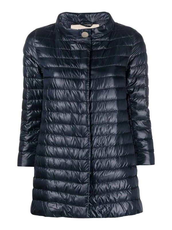 Herno Manteau Au Genou - Bleu