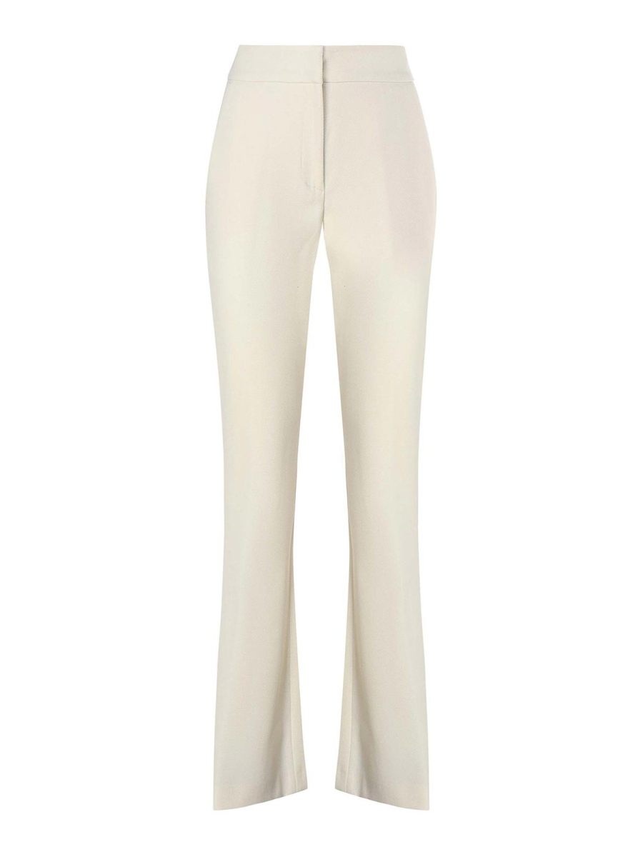 Genny Pantalons Décontractés - Blanc