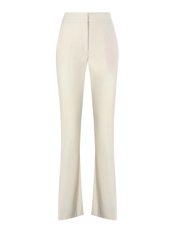 Genny Pantalons Décontractés - Blanc