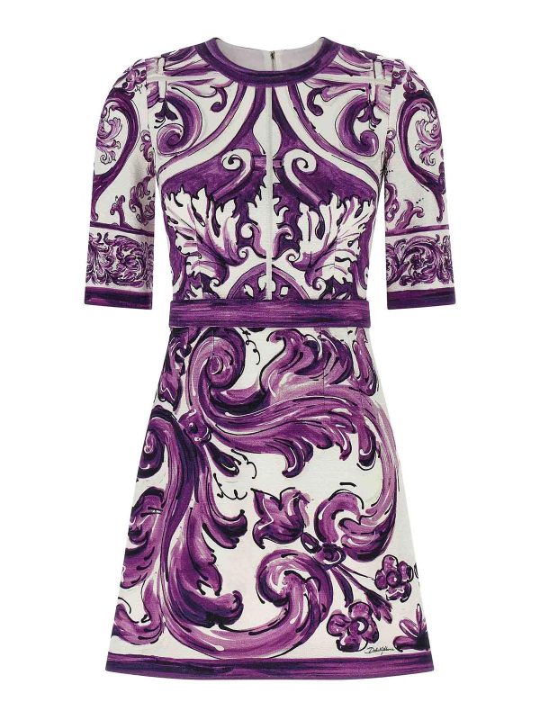 Dolce & Gabbana Robe Au Genou - Multicolore