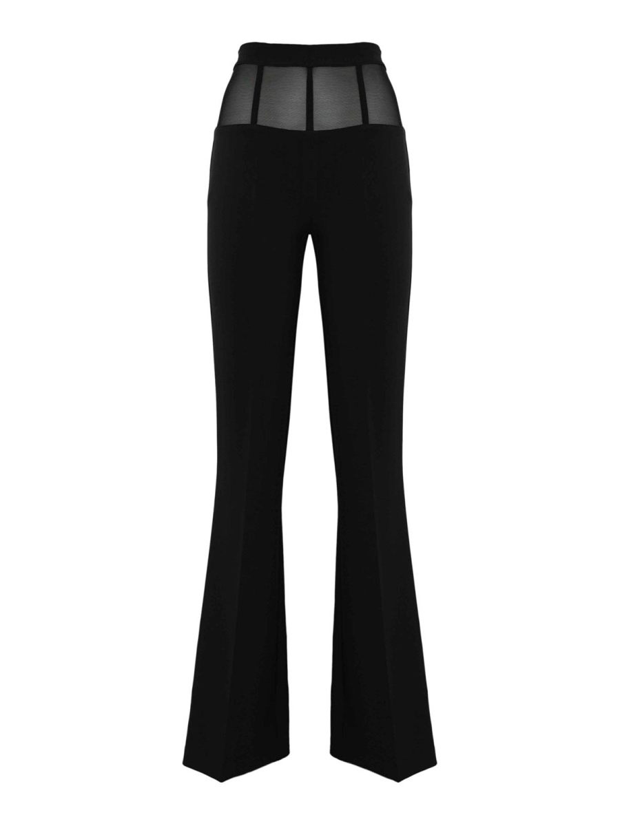 Elisabetta Franchi Pantalons Décontractés - Noir