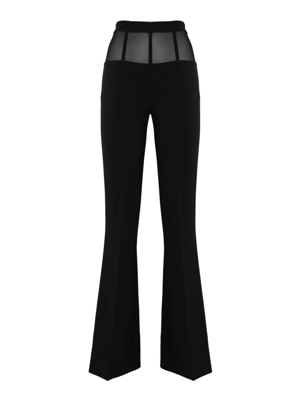 Elisabetta Franchi Pantalons Décontractés - Noir