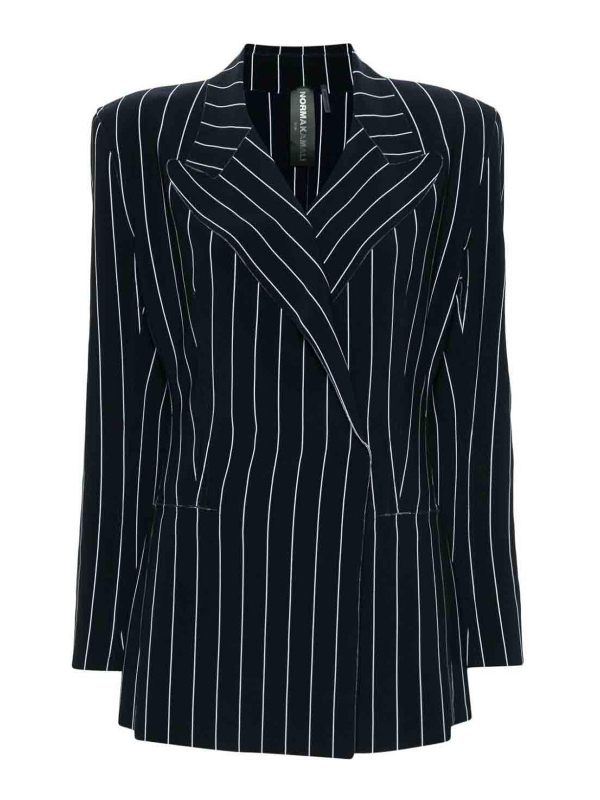 Norma Kamali Veste Casual - Bleu