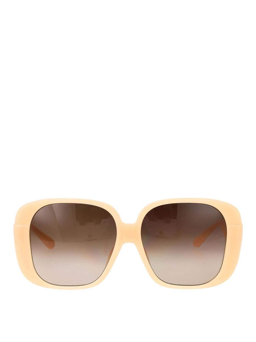 Linda Farrow Lunettes De Soleil - Couleur Chair