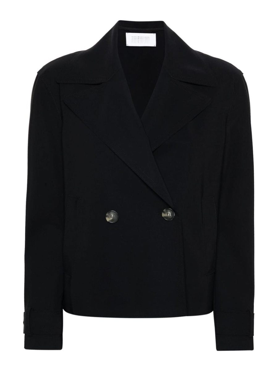 Harris Wharf London Manteau Court - Noir