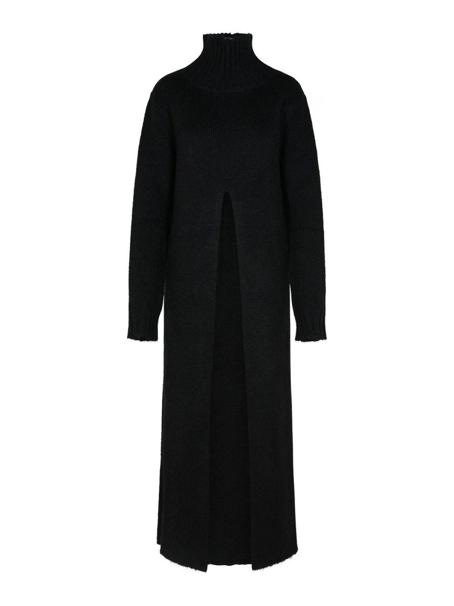 Jil Sander Robe Au Genou - Noir