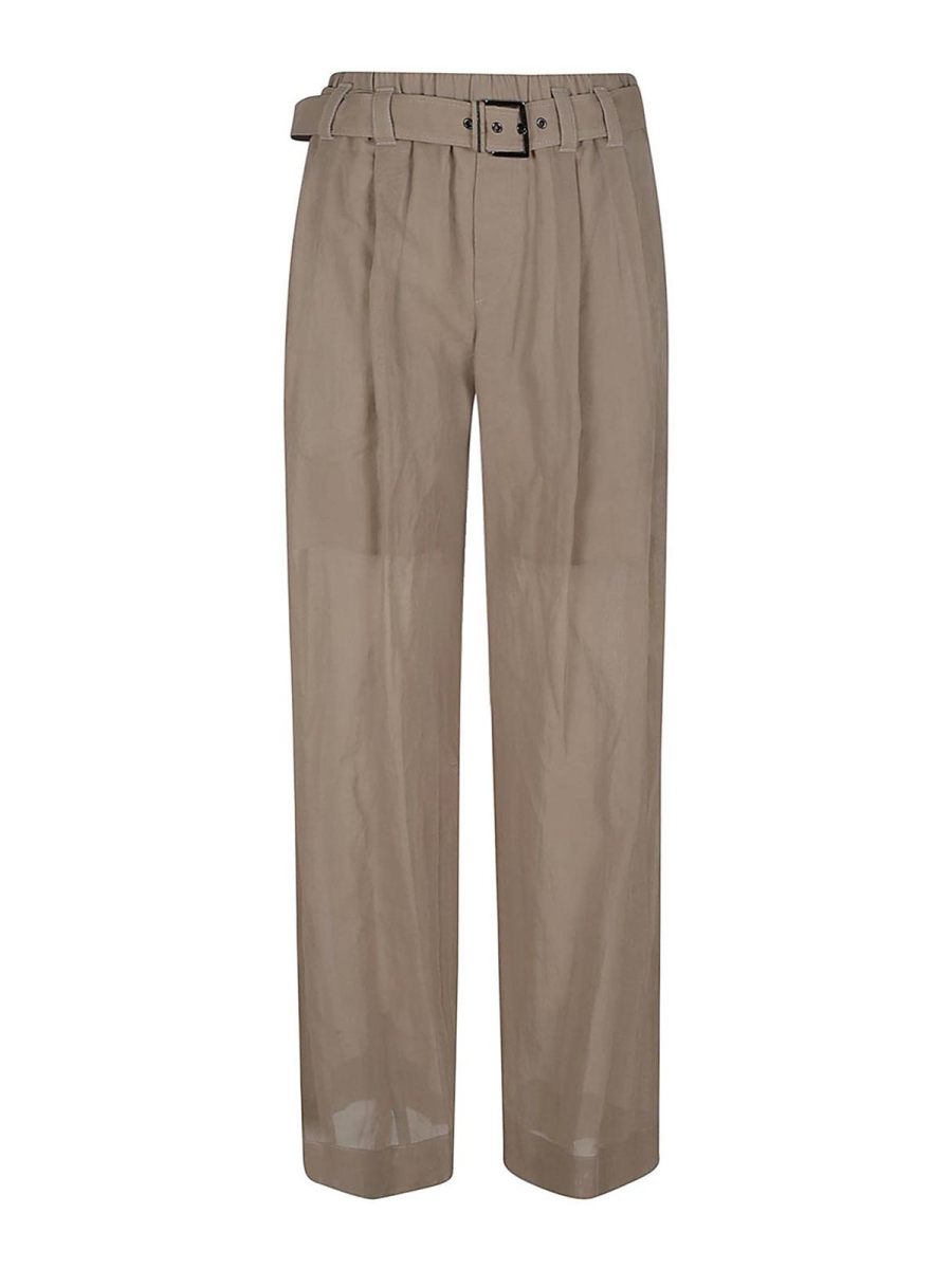 Brunello Cucinelli Pantalons Décontractés - Camel