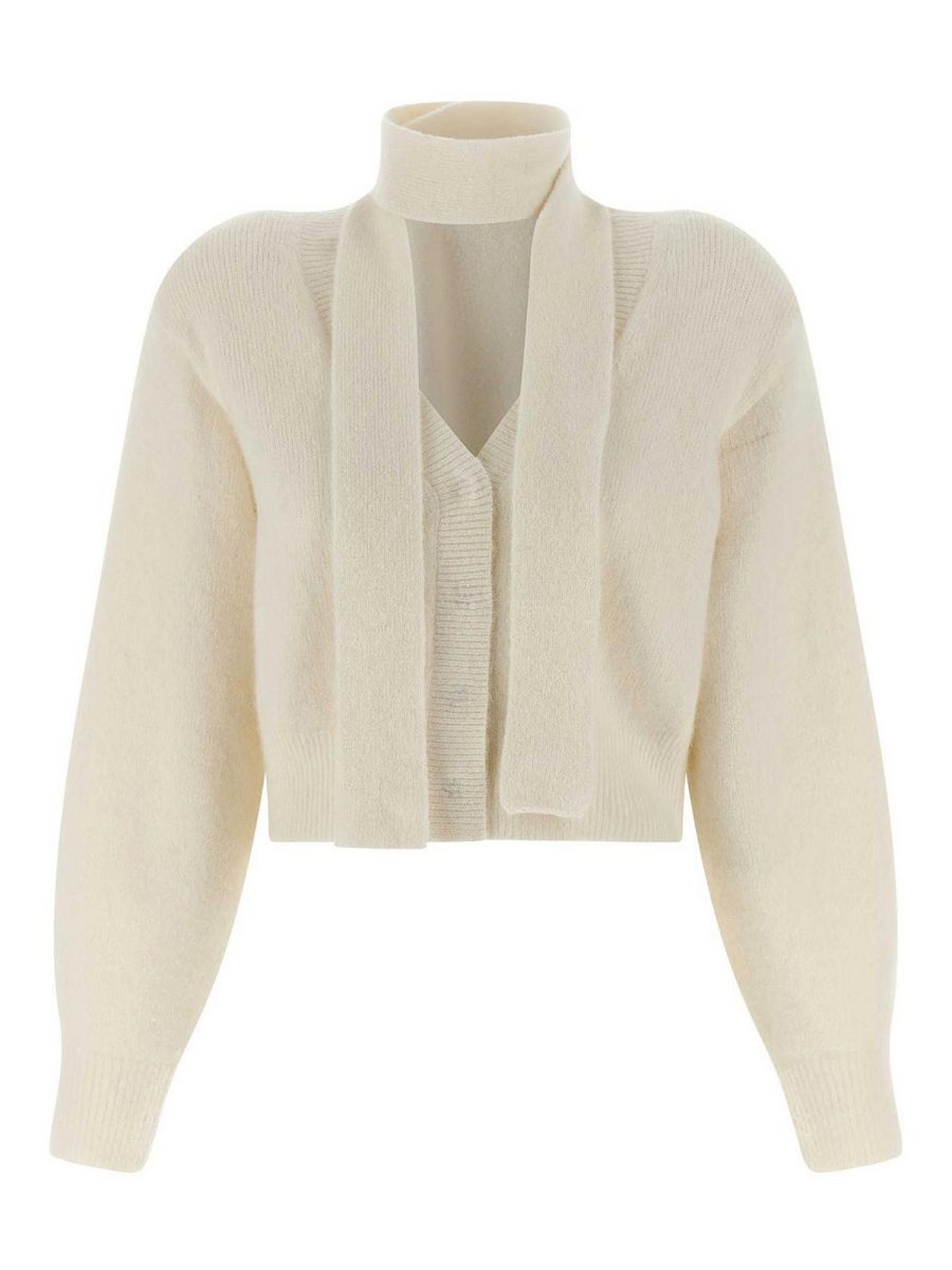 Rotate Birger Christensen Cardigan - Blanc