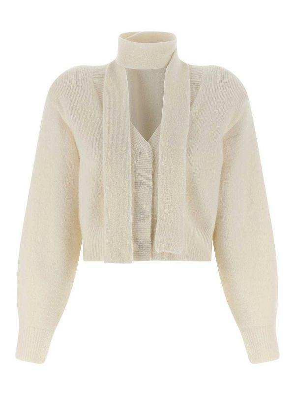 Rotate Birger Christensen Cardigan - Blanc