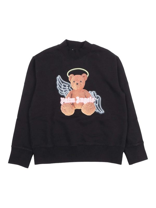 Palm Angels Pull Col Rond - Noir