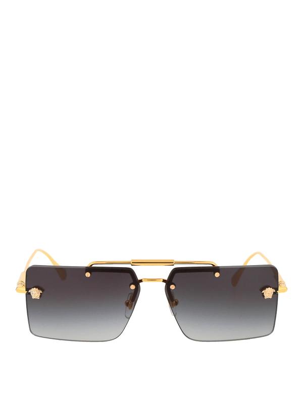 Versace Lunettes De Soleil - Or