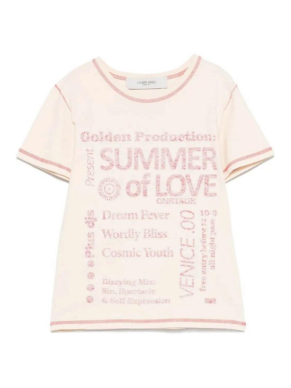 Golden Goose T-Shirt - Rouge