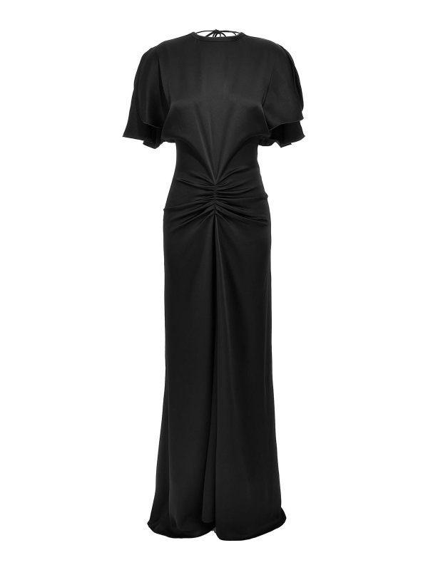 Victoria Beckham Robe Au Genou - Noir