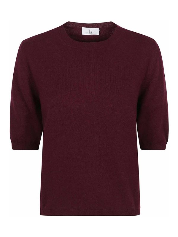 Eleven88 Pull Col Bateau - Rouge Brun