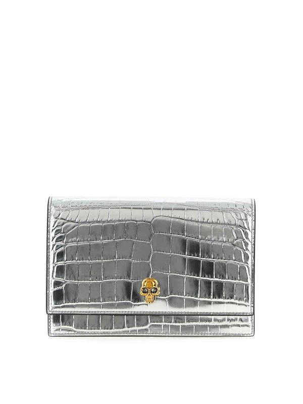 Alexander Mcqueen Sac Bandoulière - Argent