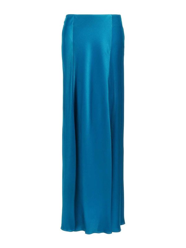 Alberta Ferretti Jupe Longue - Bleu Clair