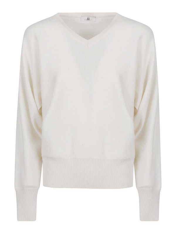 Eleven88 Pull Col Bateau - Blanc