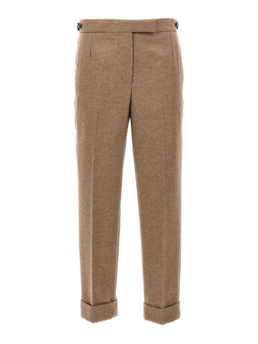 Thom Browne Pantalons Décontractés - Beige