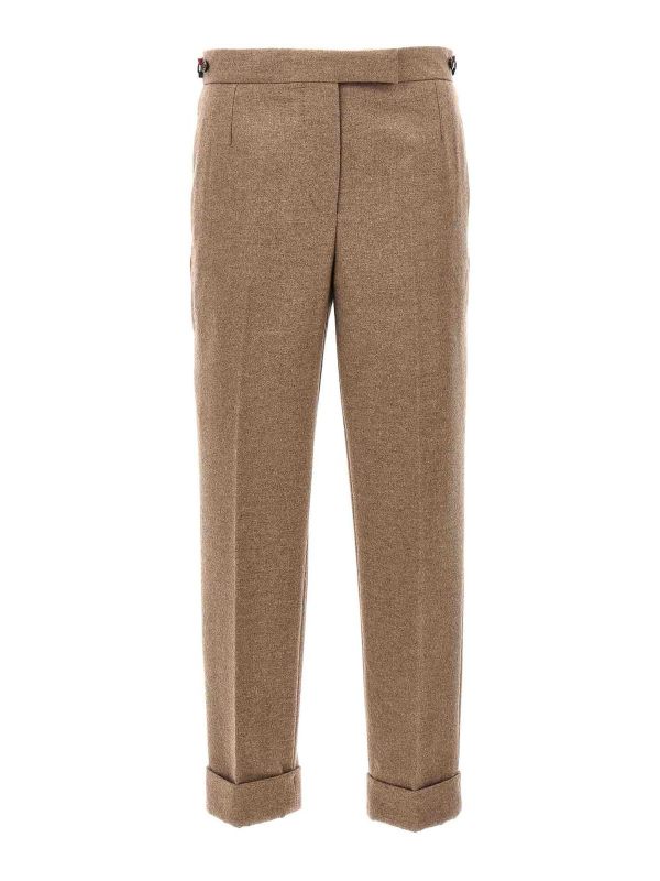 Thom Browne Pantalons Décontractés - Beige