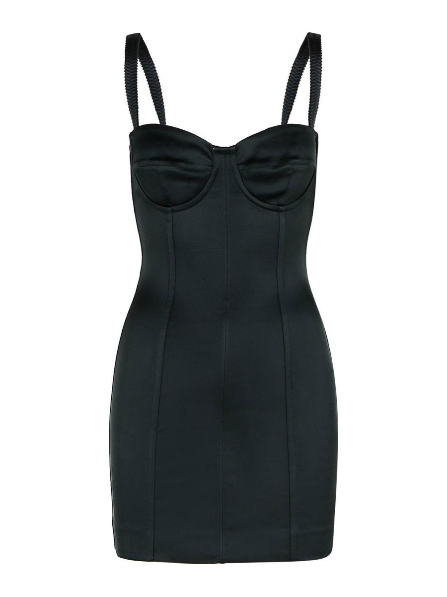 Dolce & Gabbana Robe Au Genou - Noir