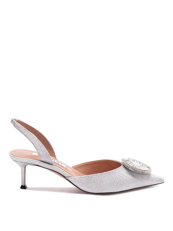 Aquazzura Chaussures À Talon - Argent