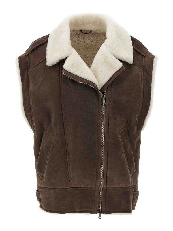 Brunello Cucinelli Gilet - Marron