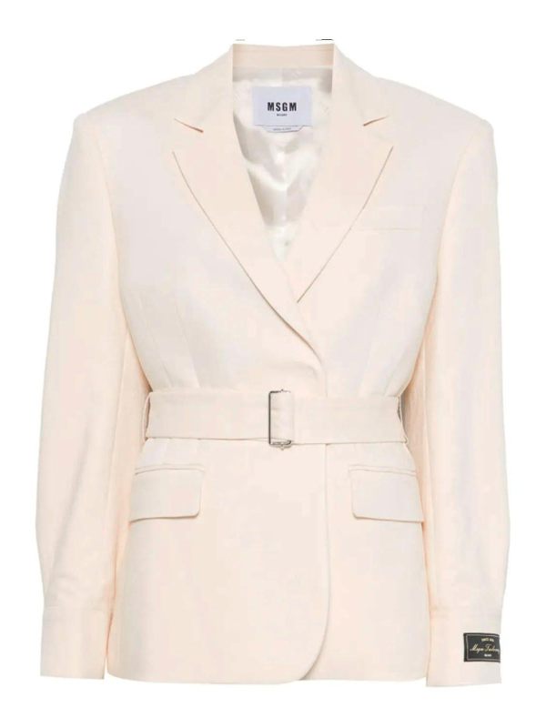 M. S.G. M. Veste Casual - Blanc