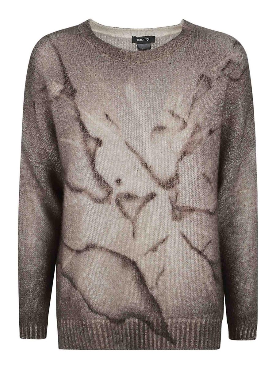 Avant Toi Pull Col Rond - Marron
