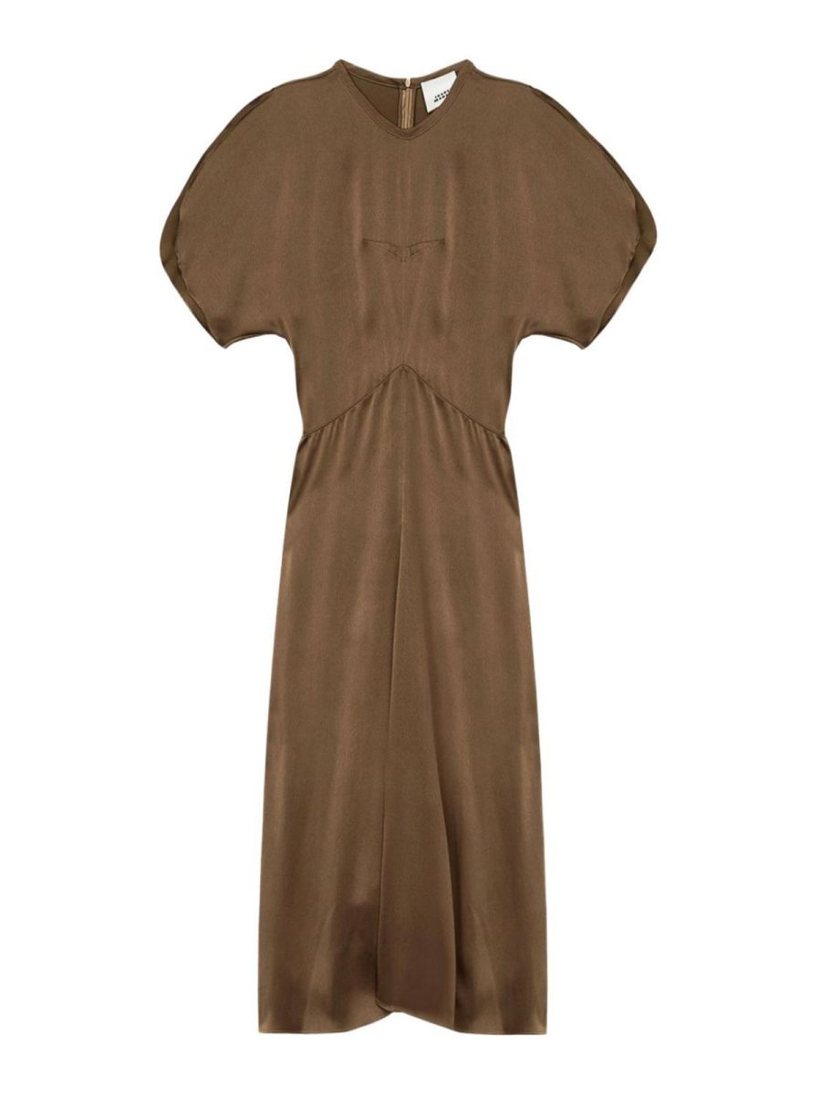 Isabel Marant Robe Au Genou - Bronze