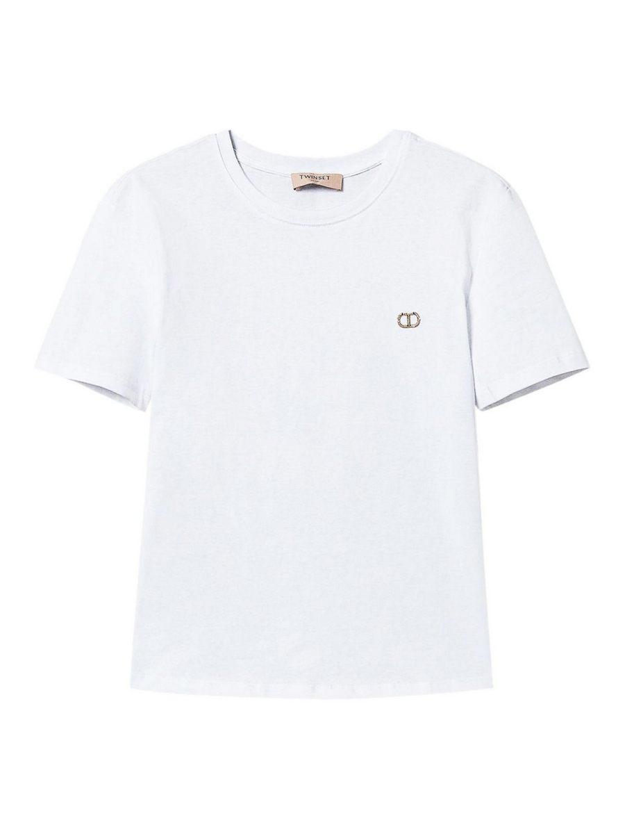 Twinset Robe Courte - Blanc