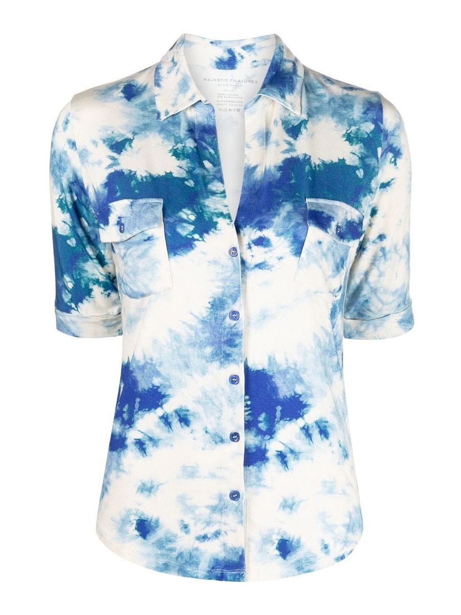 Majestic Filatures Chemise - Bleu