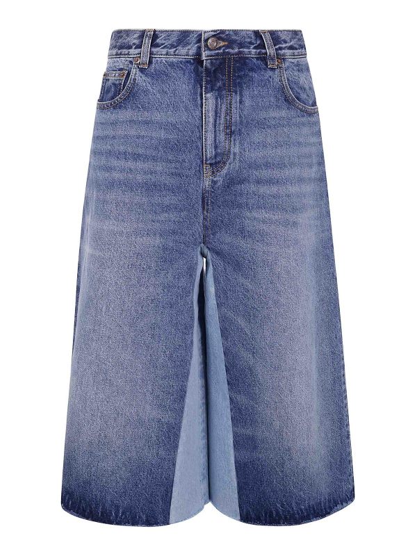 Chloe' Jupe Midi - Bleu