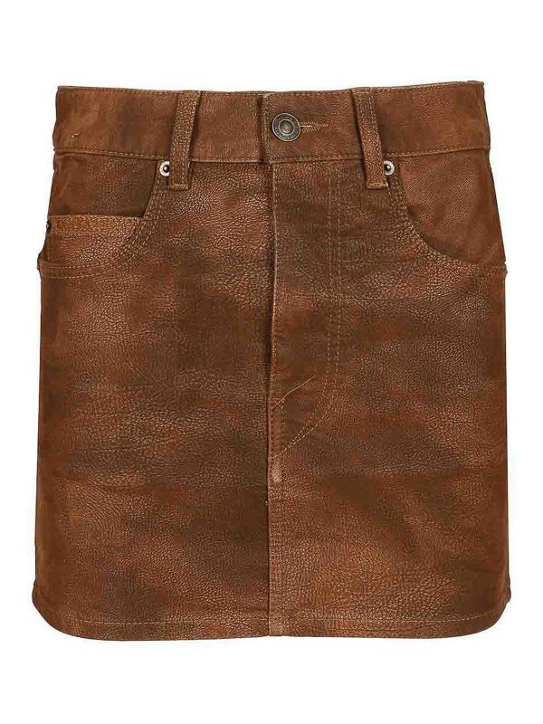 Isabel Marant Etoile Jupe Midi - Marron