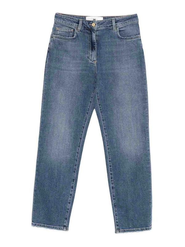 Elisabetta Franchi Jean Bootcut - Bleu