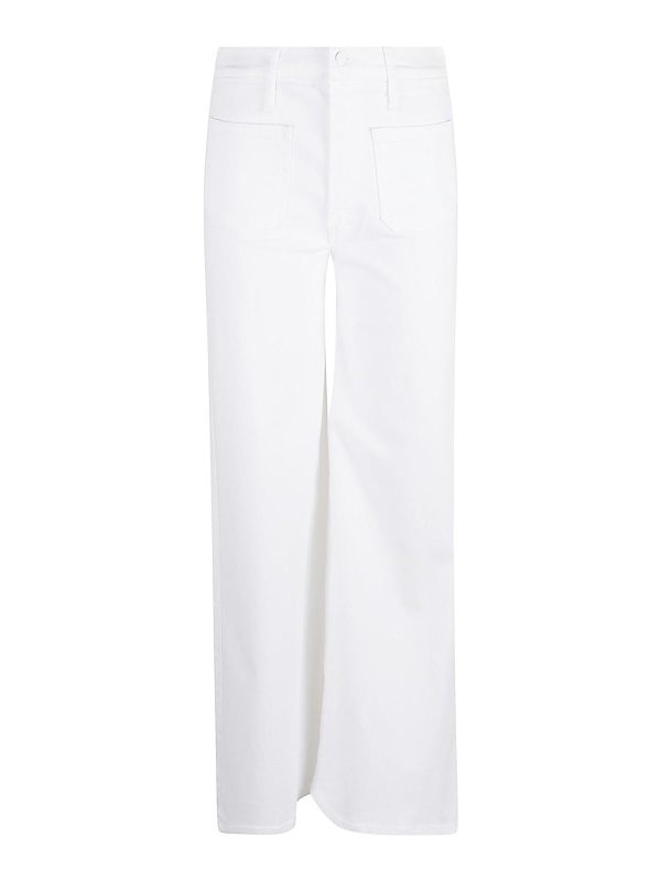 Mother Jean Bootcut - Blanc