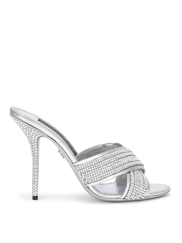 Dolce & Gabbana Sandales - Argent