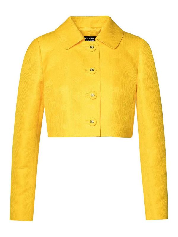 Dolce & Gabbana Veste Casual - Jaune