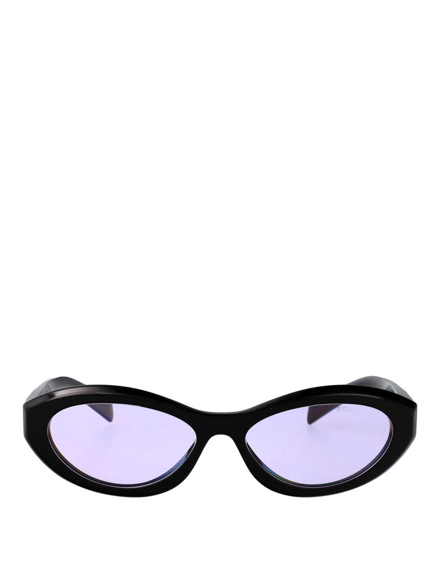 Prada Lunettes De Soleil - Noir