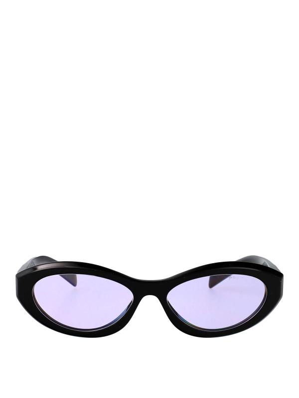 Prada Lunettes De Soleil - Noir