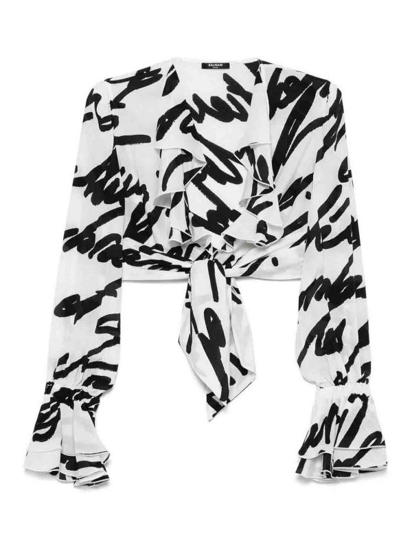Balmain Blouse - Noir
