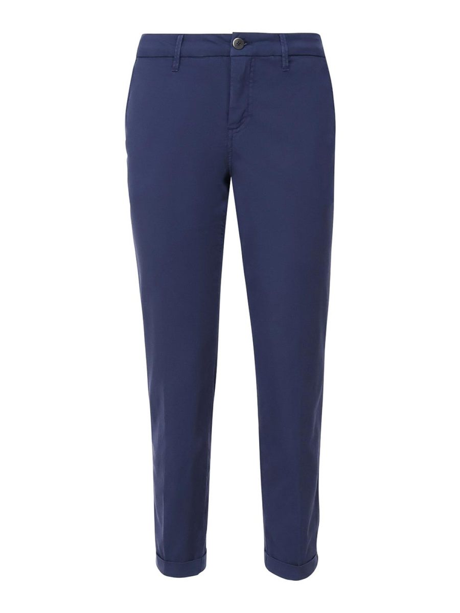 Fay Pantalons Décontractés - Bleu