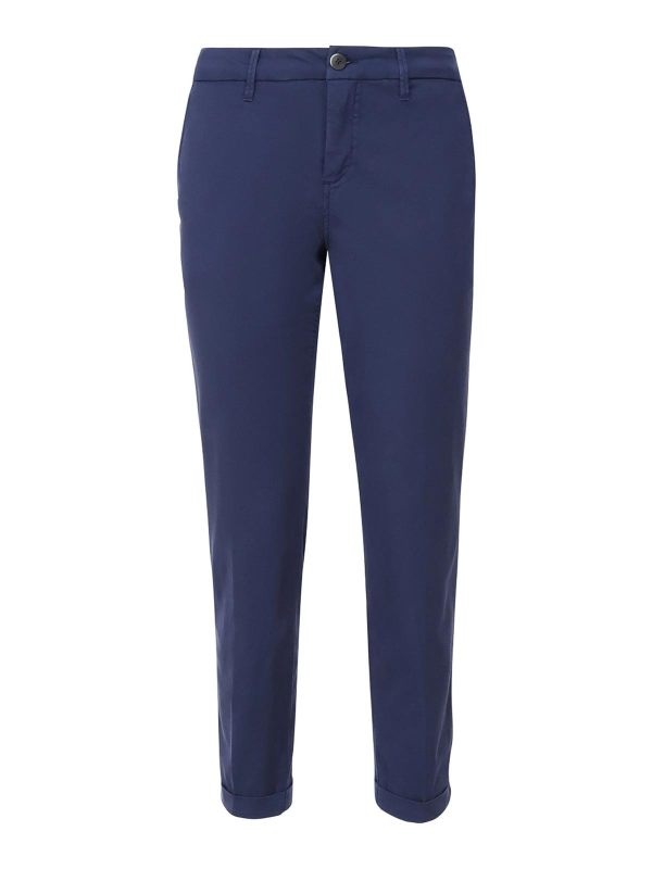 Fay Pantalons Décontractés - Bleu