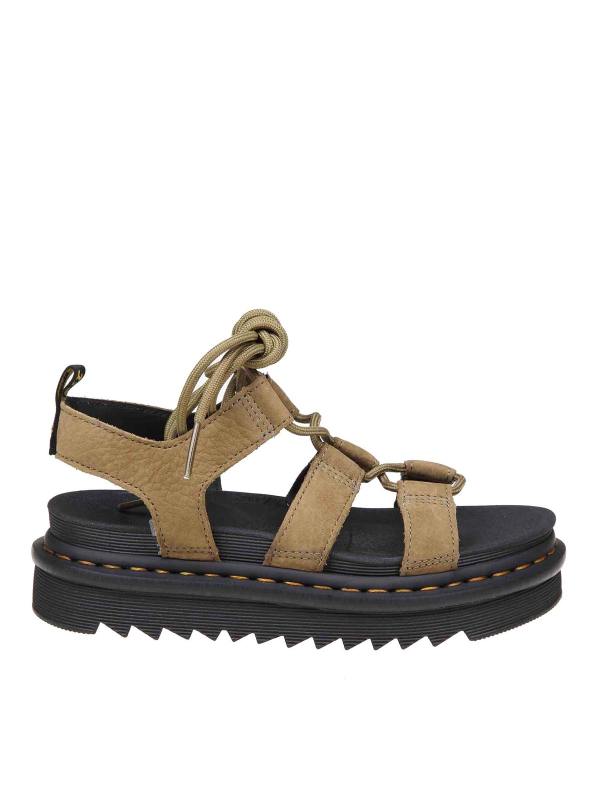 Dr. Martens Sandales - Vert Foncé