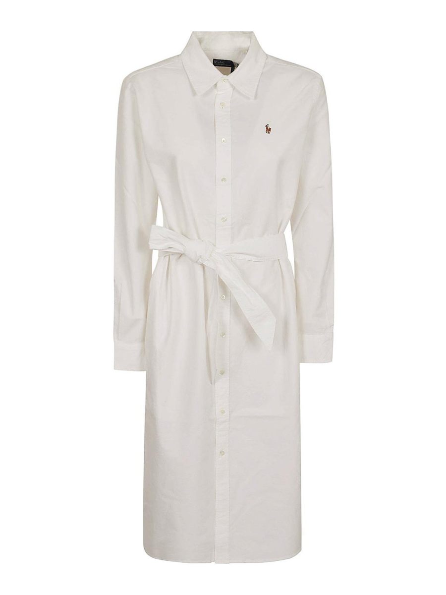 Polo Ralph Lauren Maxi Robe - Blanc
