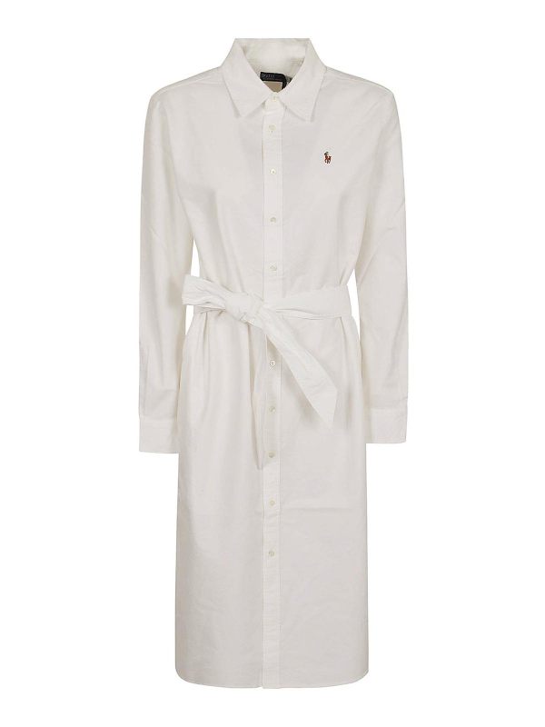 Polo Ralph Lauren Maxi Robe - Blanc