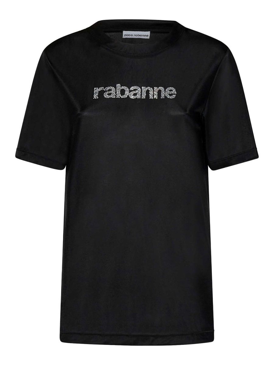 Rabanne Pull Col Rond - Noir